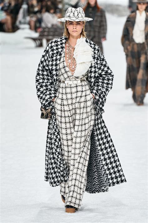 chanel fall winter 2019 models|chanel runway fashion.